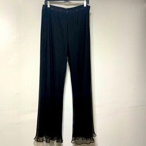 J.R. Nites by Carol Lin Formal Sheer Palazzo Pants